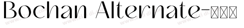 Bochan Alternate字体转换